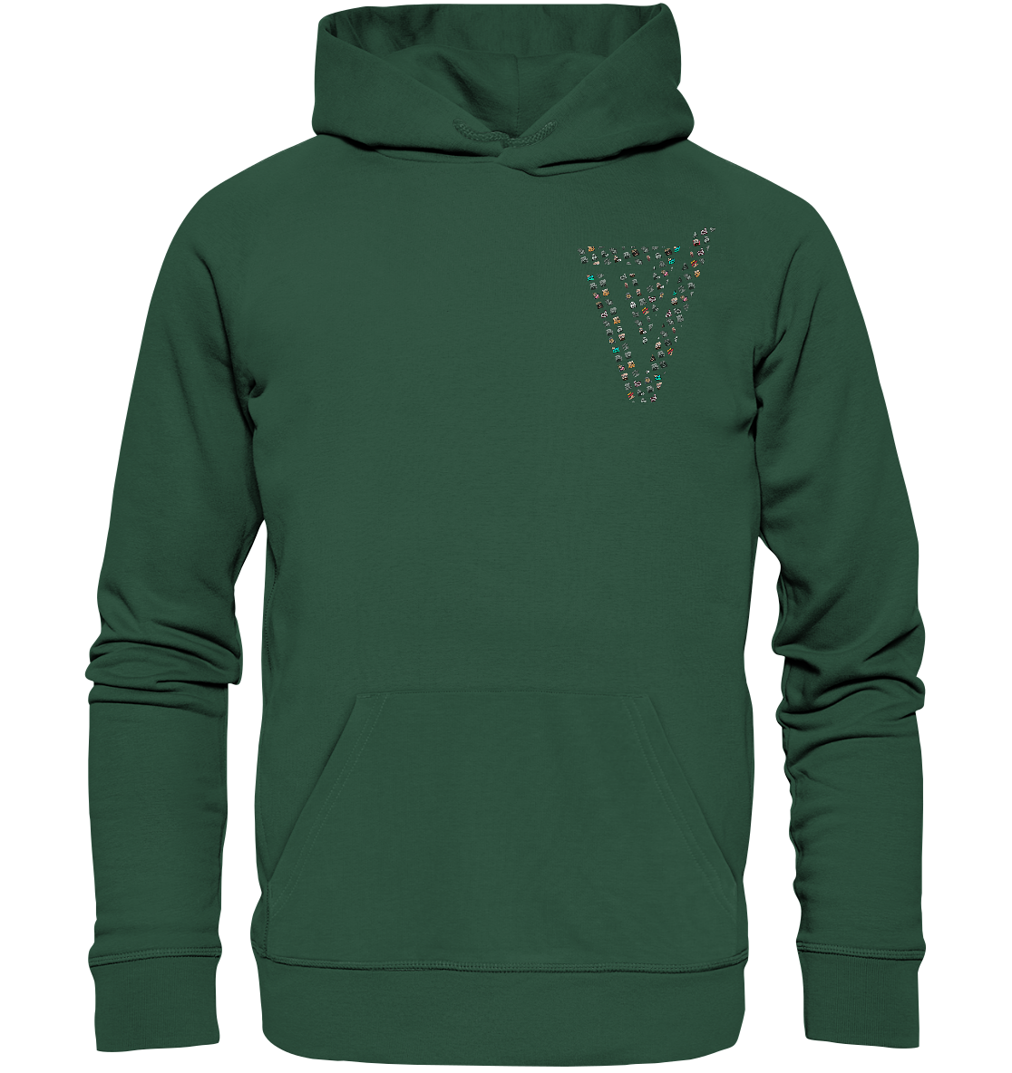 Verdipwnz Emotes - Organic Basic Hoodie