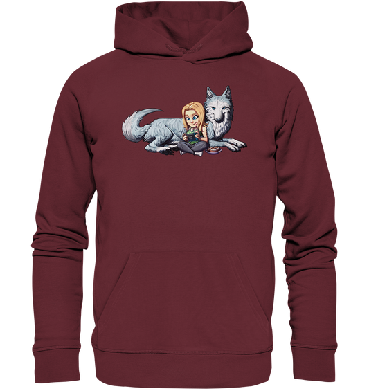 StaceyLucia Wolf - Organic Basic Hoodie