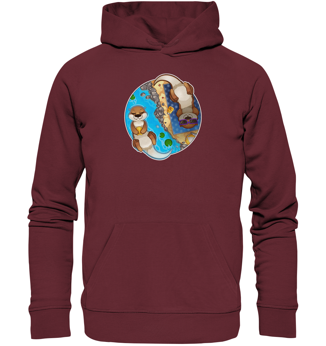 FeineKatze Otter - Organic Basic Hoodie