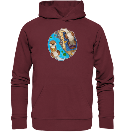 FeineKatze Otter - Organic Basic Hoodie