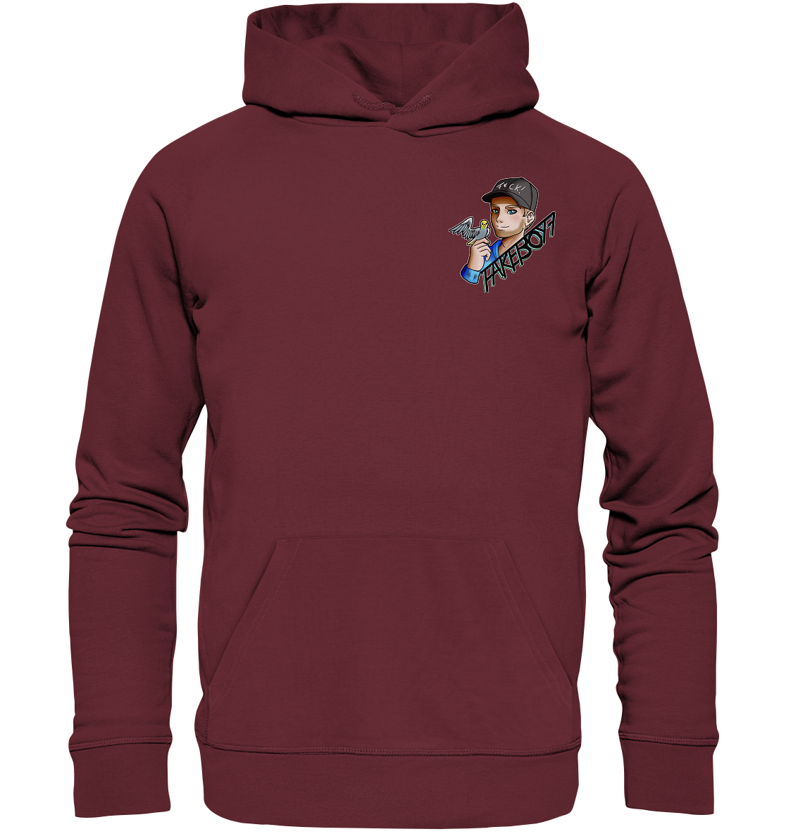 Fakeboy7 Logo - Organic Basic Hoodie