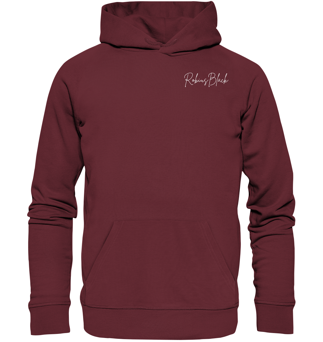 RobiusBlack Unterschrift - Organic Basic Hoodie