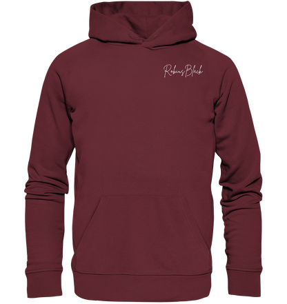 RobiusBlack Unterschrift - Organic Basic Hoodie