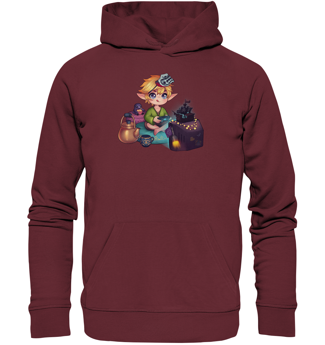 StefanBzockt Gamingroom - Organic Basic Hoodie