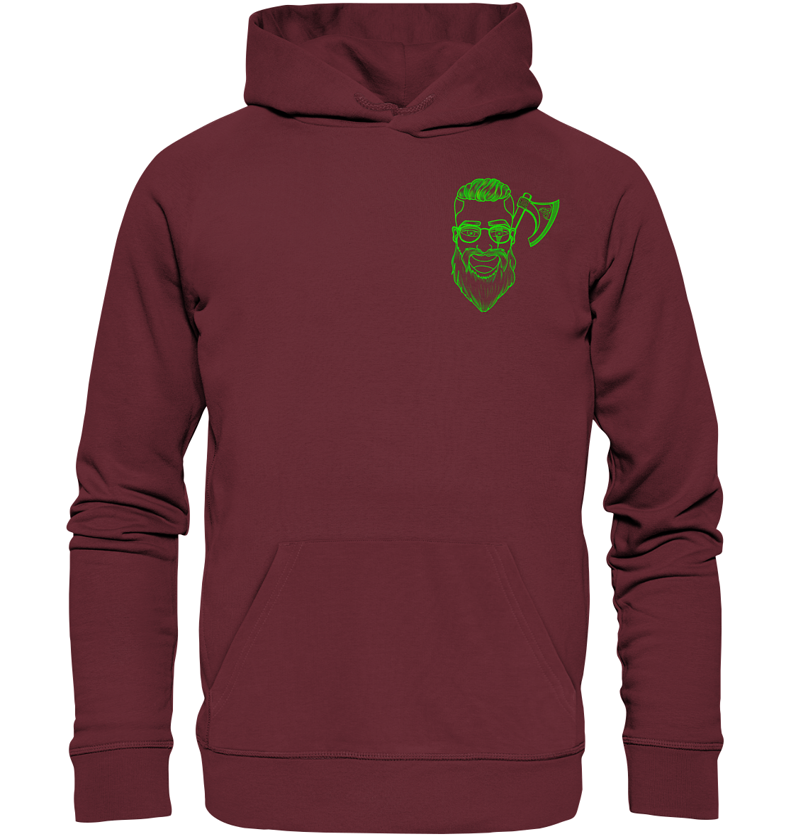 Adropon Outlines - Organic Basic Hoodie