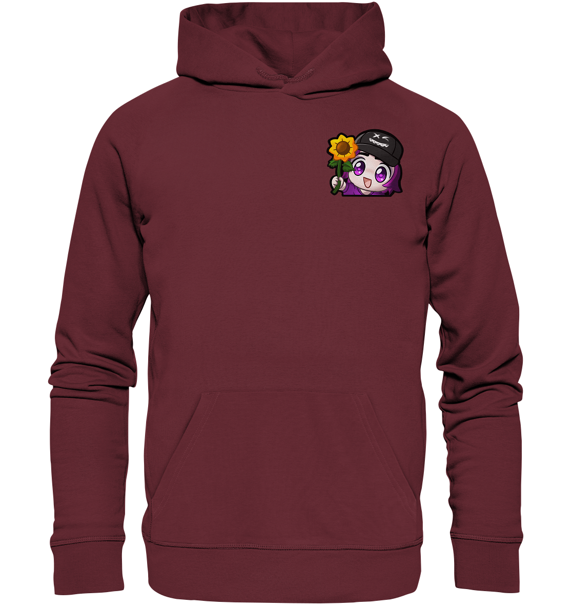 x3_kaspa Flower - Organic Basic Hoodie