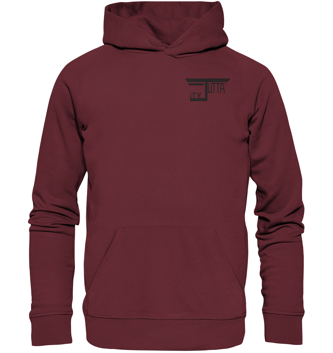 Jutta_tv Schriftzug - Organic Basic Hoodie