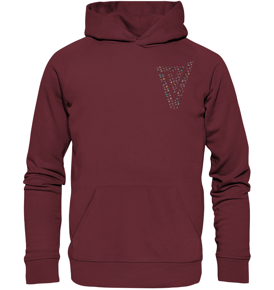 Verdipwnz Emotes - Organic Basic Hoodie