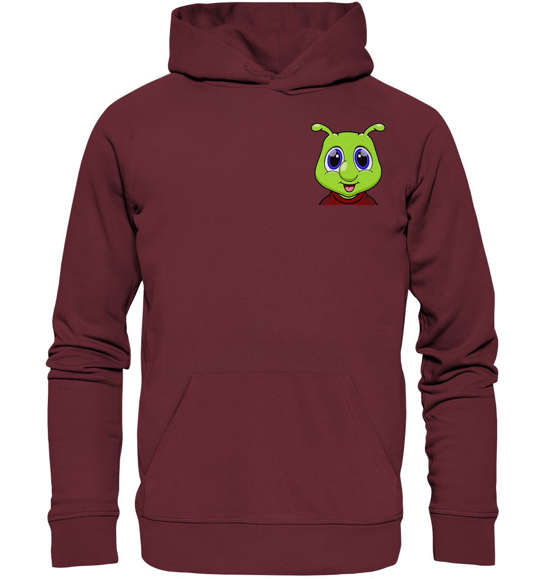 Raupi Face - Organic Basic Hoodie