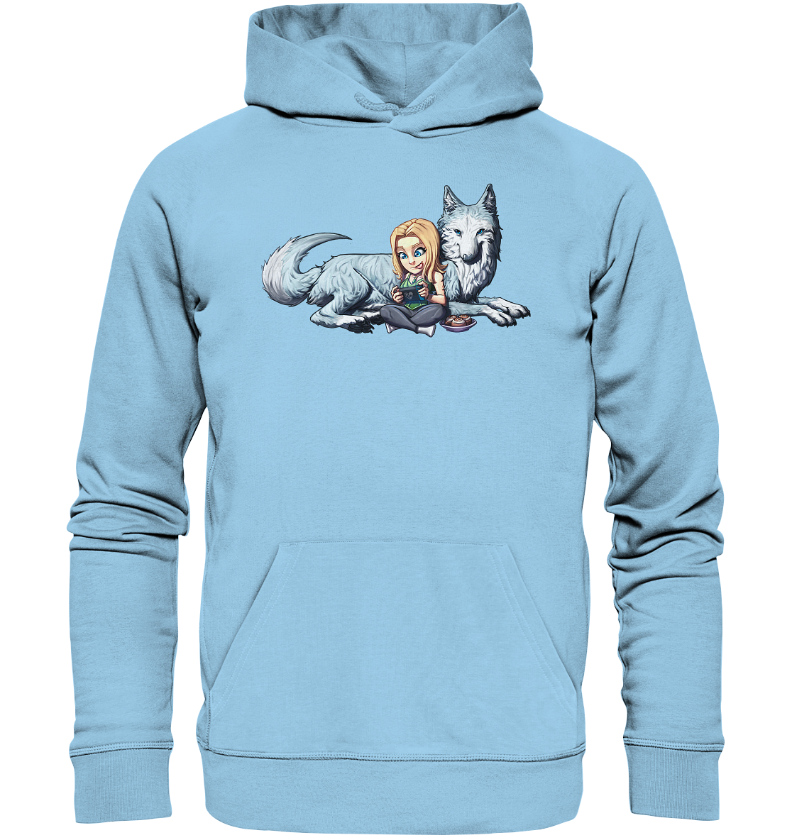 StaceyLucia Wolf - Organic Basic Hoodie