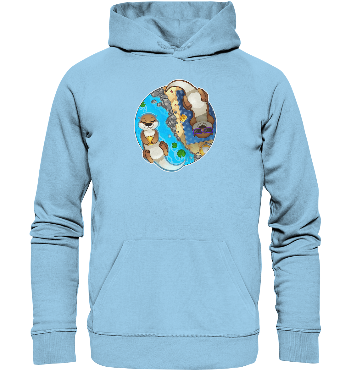FeineKatze Otter - Organic Basic Hoodie
