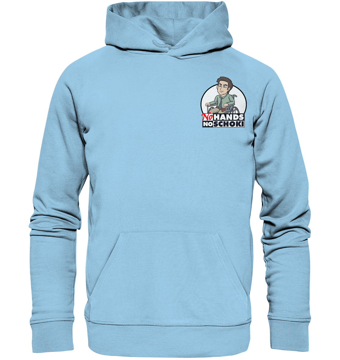 NoHandsNoSchoki Logo - Organic Basic Hoodie