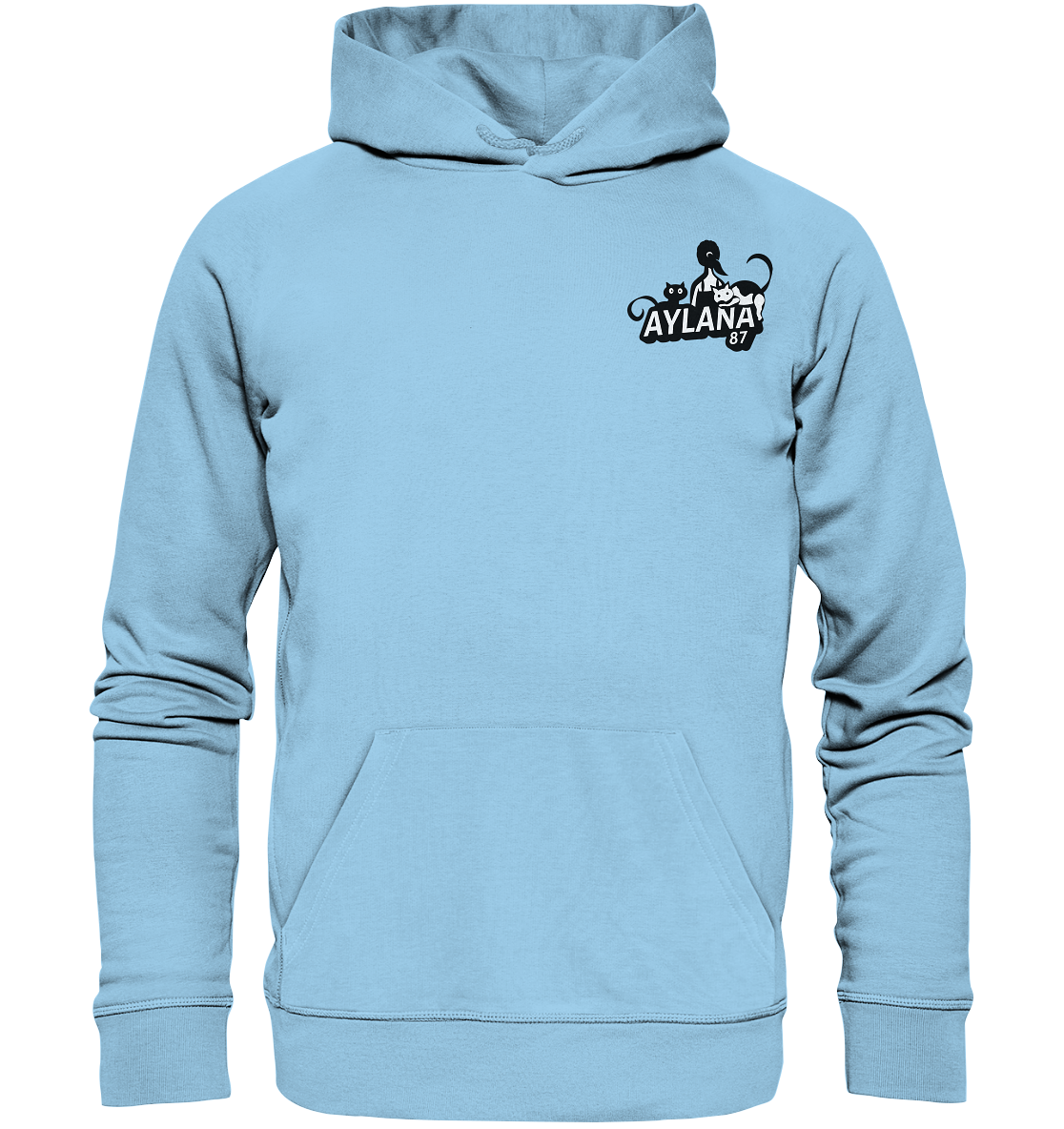 Aylana87 Logo - Organic Basic Hoodie