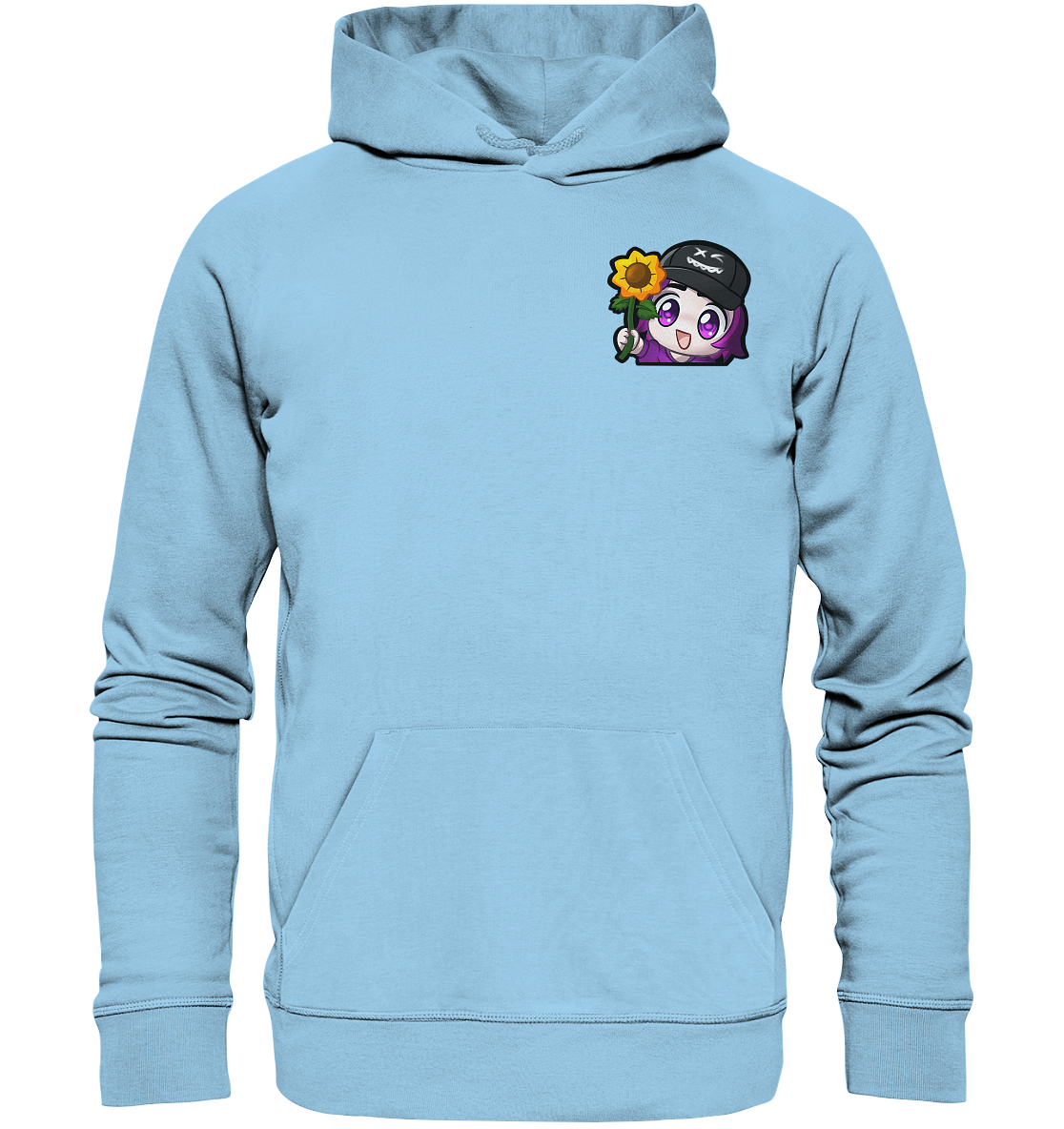 x3_kaspa Flower - Organic Basic Hoodie