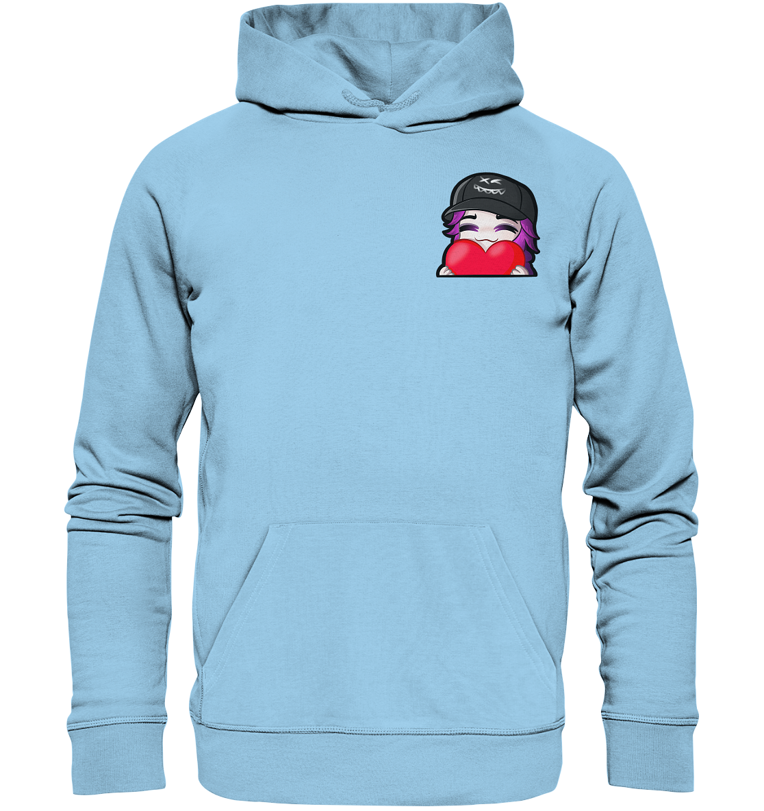 x3_kaspa Love - Organic Basic Hoodie