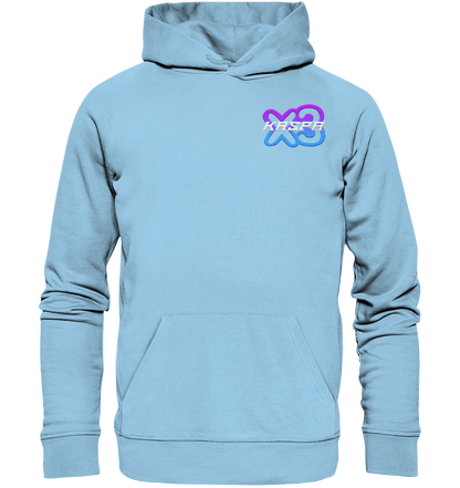 x3_kaspa Logo - Organic Basic Hoodie