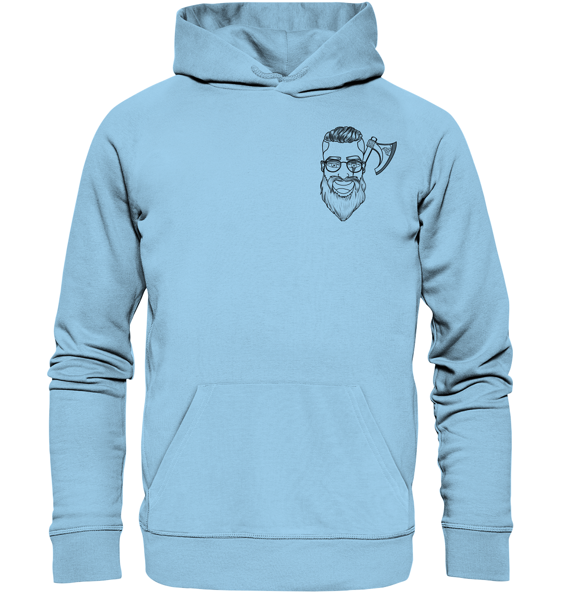 Adropon Outlines - Organic Basic Hoodie