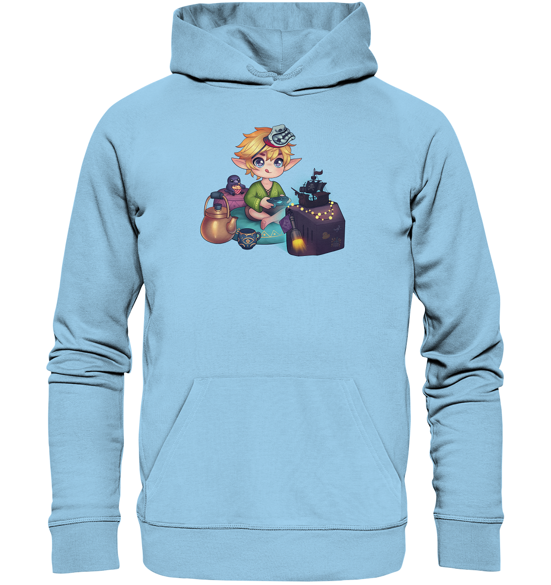 StefanBzockt Gamingroom - Organic Basic Hoodie