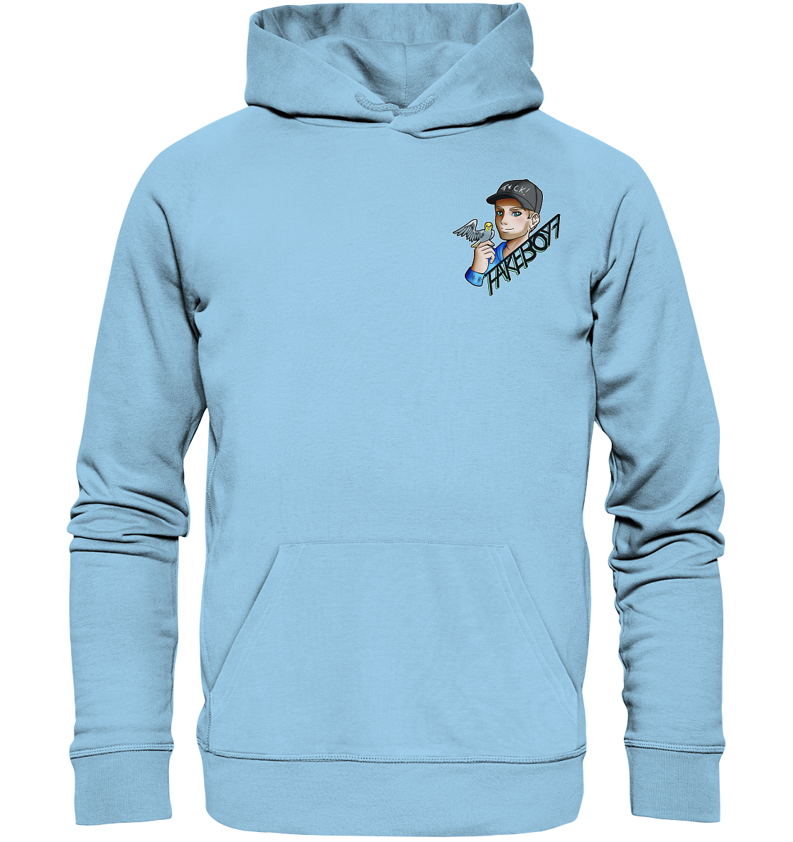 Fakeboy7 Logo - Organic Basic Hoodie