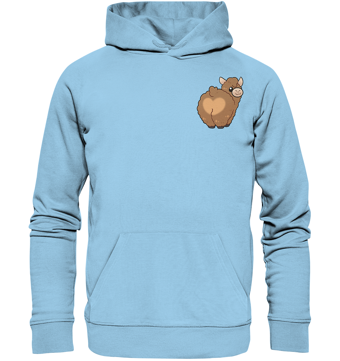 FlauschigTV Butt - Organic Basic Hoodie