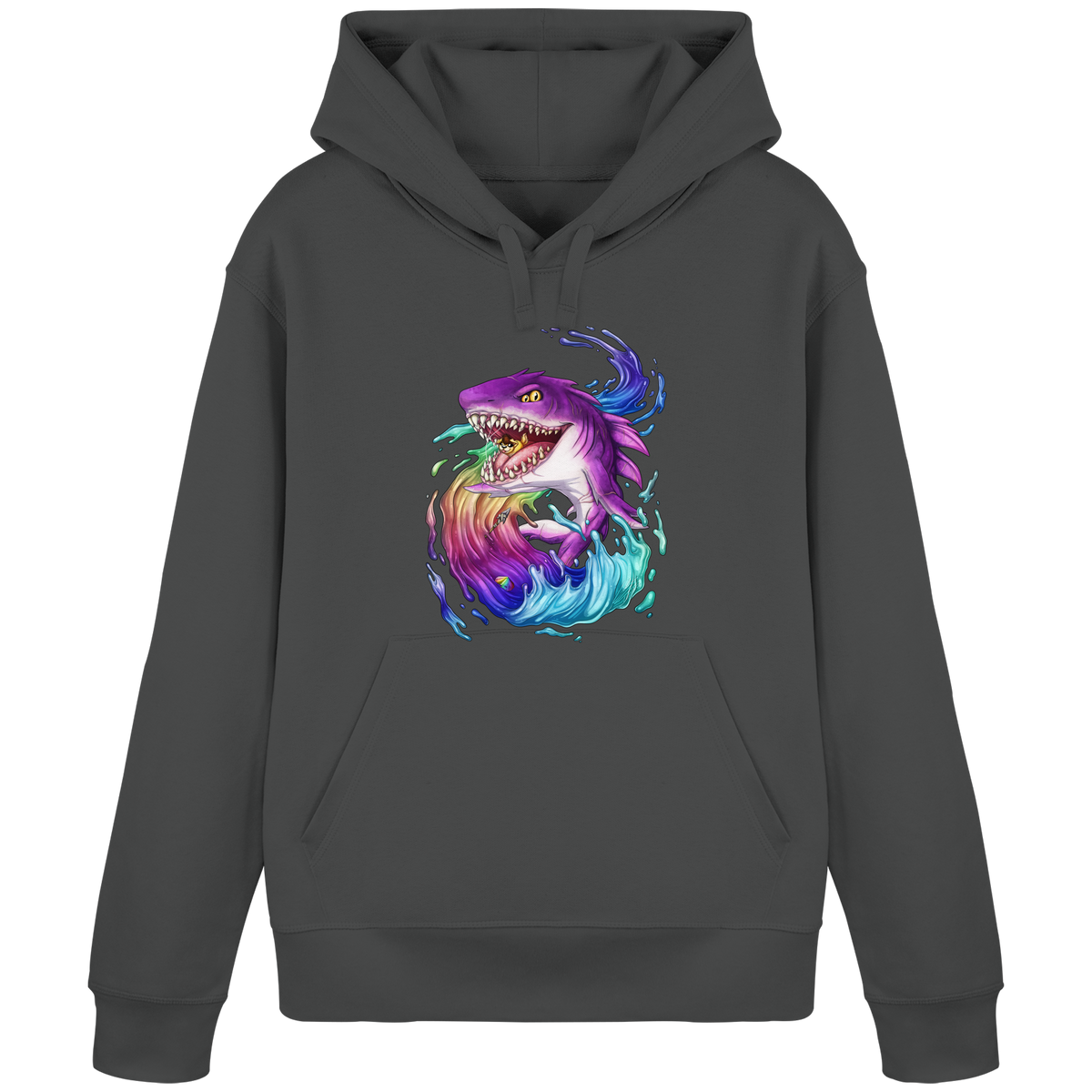 LupiArts Megalodon Crested - Organic Basic Hoodie