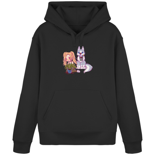 StaceyLucia Wolf Chibi - Organic Basic Hoodie