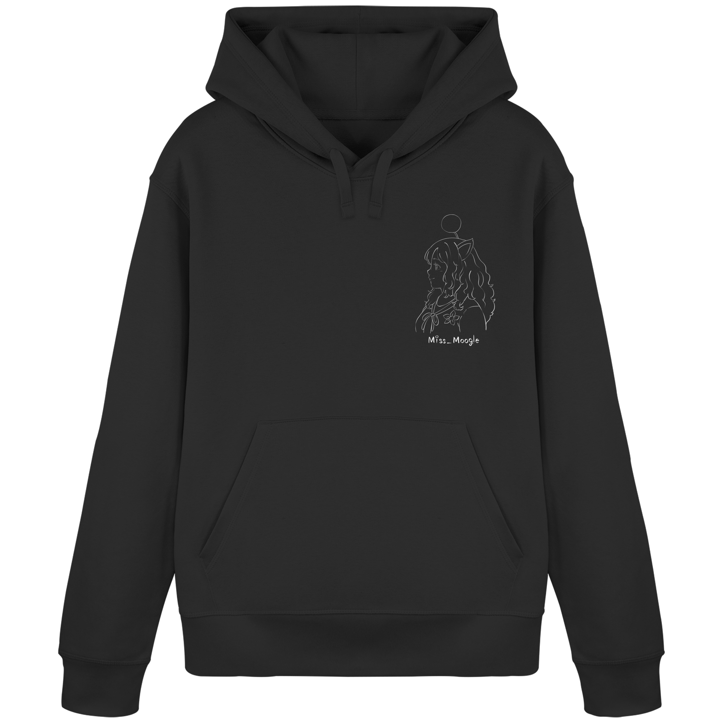 Miss_Moogle Logo Sign - Organic Basic Hoodie