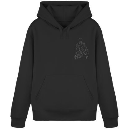 Miss_Moogle Logo Outline - Organic Basic Hoodie