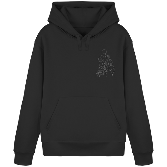 Miss_Moogle Logo Outline - Organic Basic Hoodie