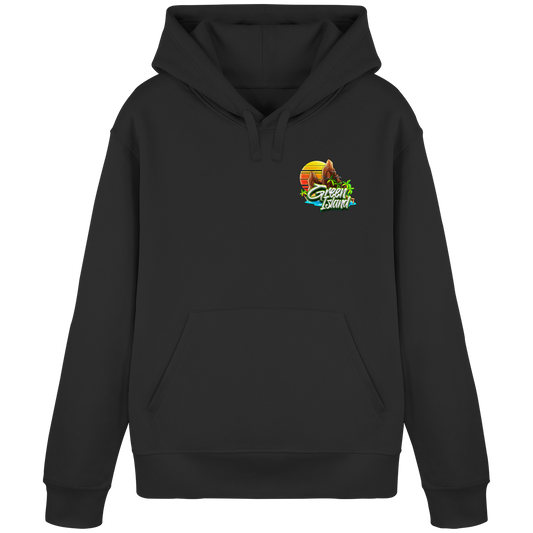 Greenislandndrp Logo - Organic Basic Hoodie
