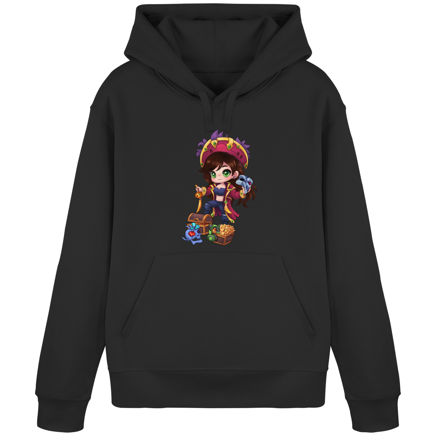 KykyNeko Pirat - Organic Basic Hoodie