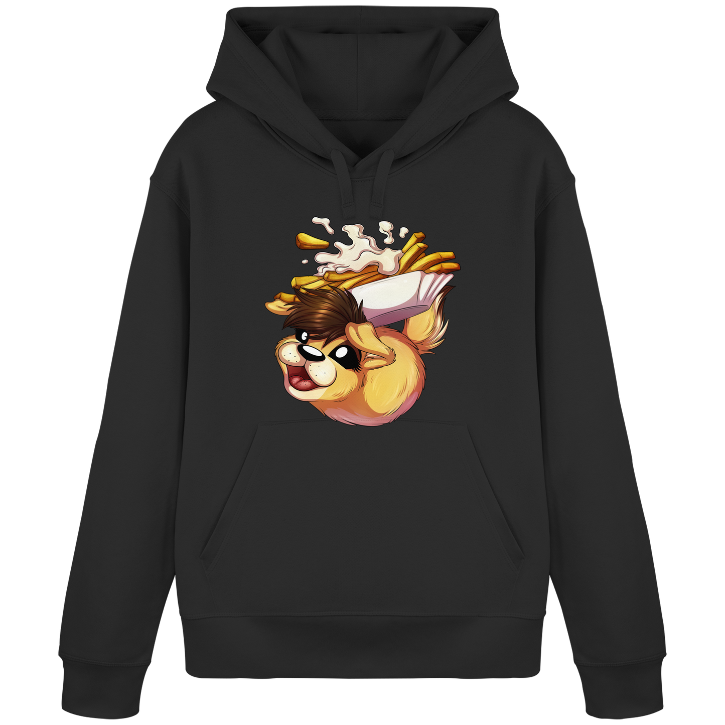 LupiArts Happy - Organic Basic Hoodie