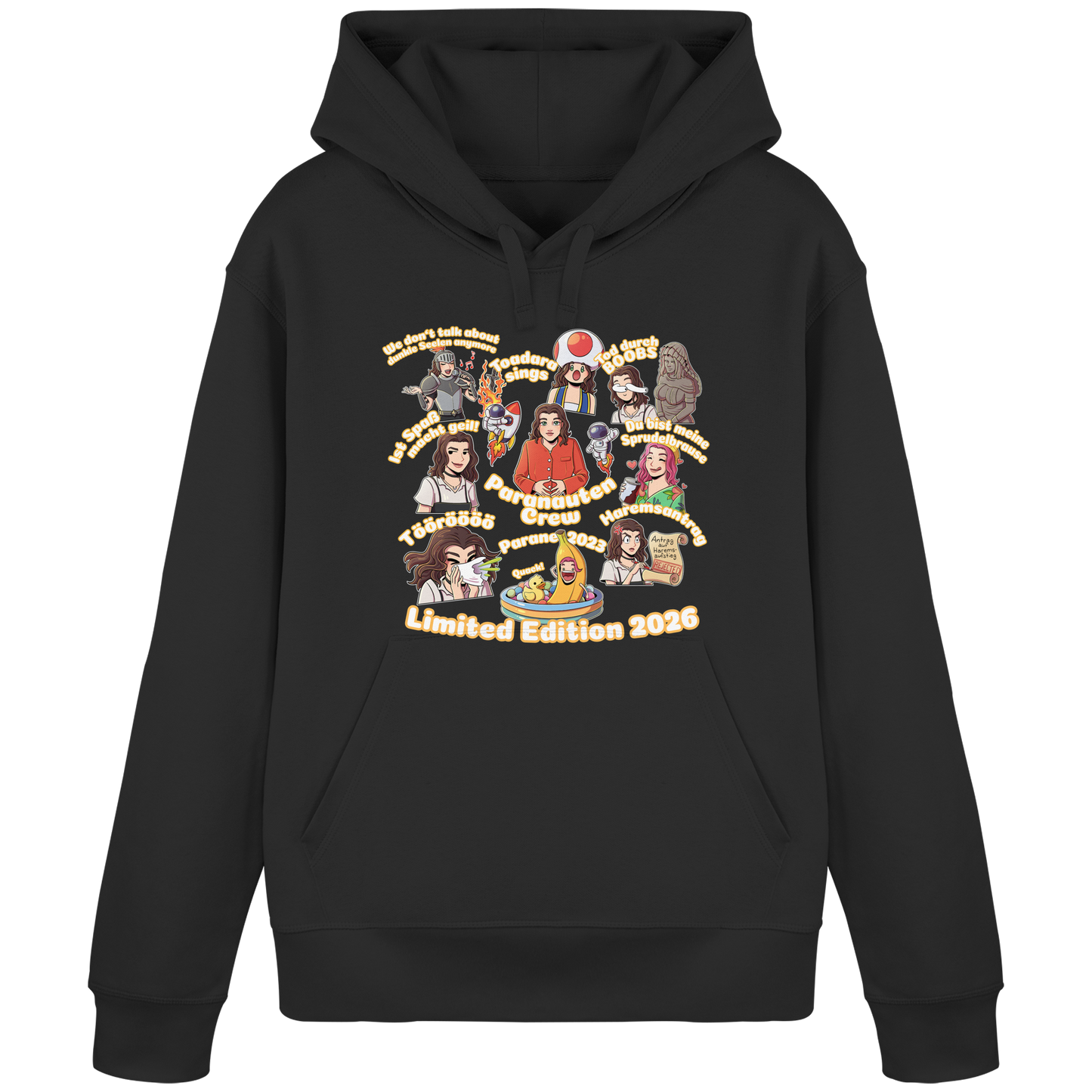 kairPARAvell MOMENTS - Organic Basic Hoodie (Frontprint)