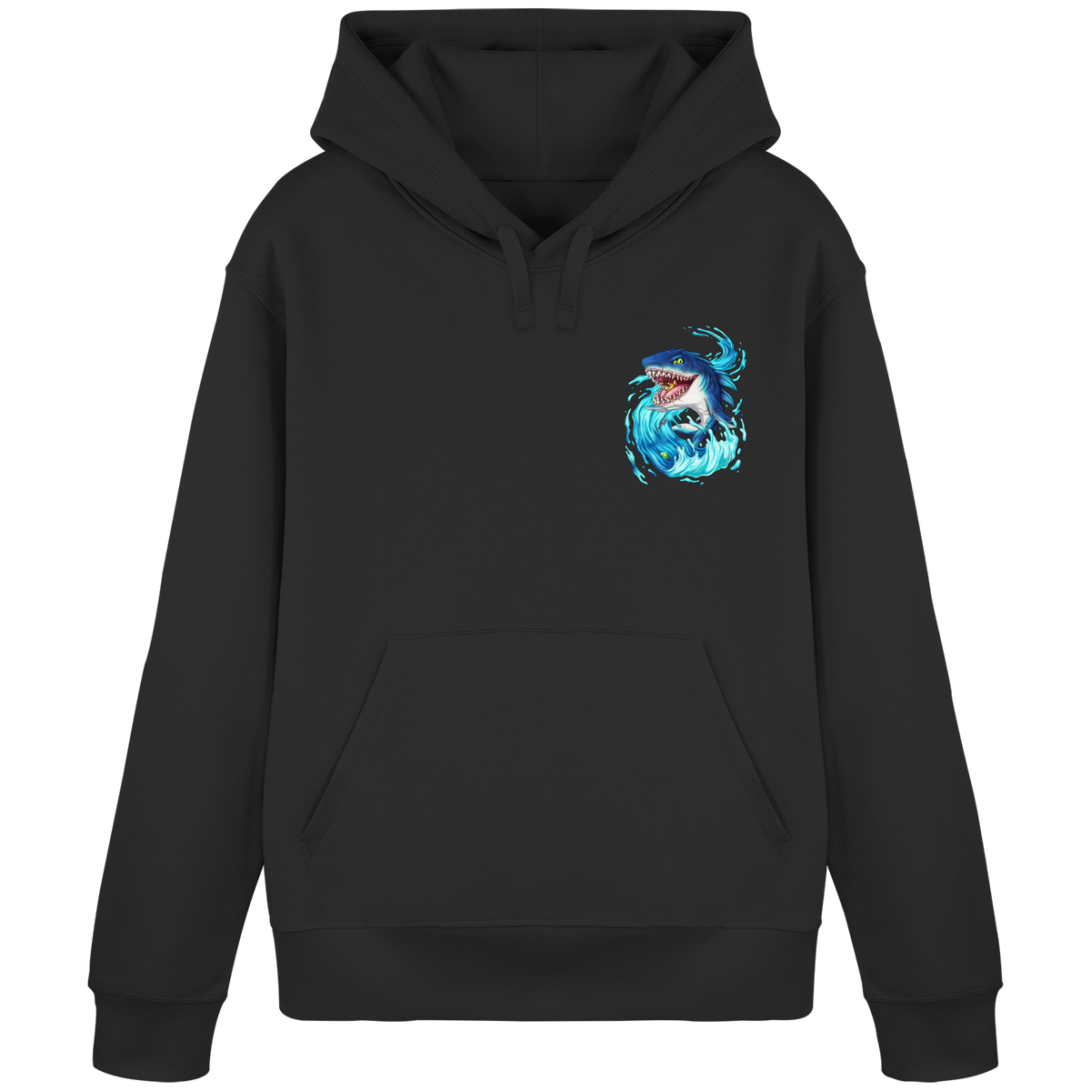 LupiArts Megalodon Hungering - Organic Basic Hoodie