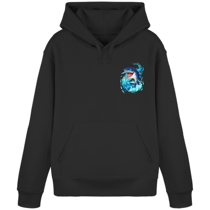 LupiArts Megalodon Hungering - Organic Basic Hoodie
