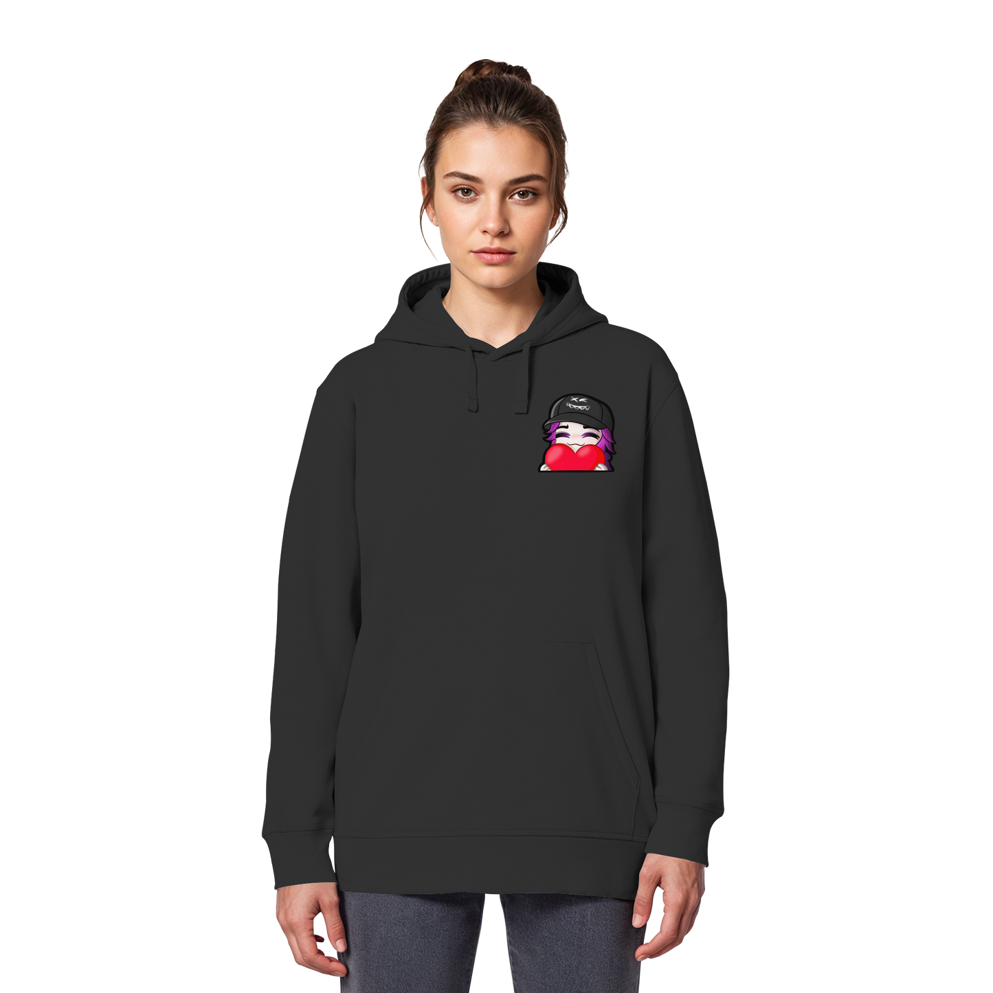 x3_kaspa Love - Organic Basic Hoodie