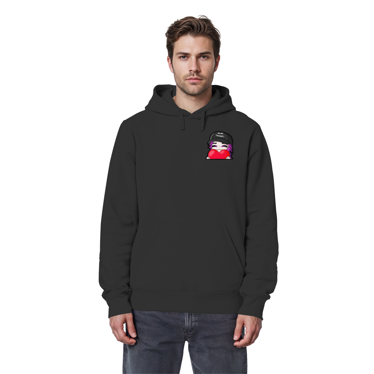 x3_kaspa Love - Organic Basic Hoodie