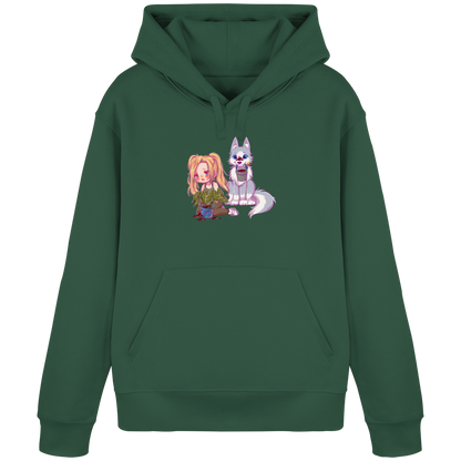 StaceyLucia Wolf Chibi - Organic Basic Hoodie
