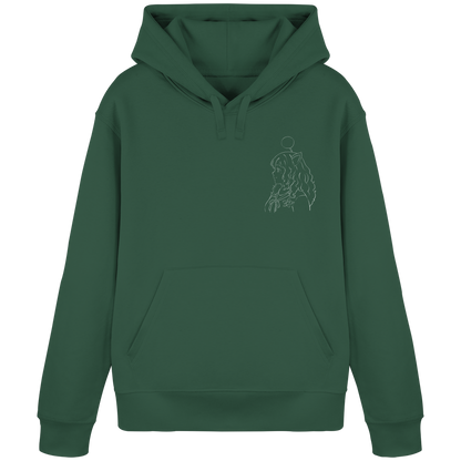 Miss_Moogle Logo Outline - Organic Basic Hoodie