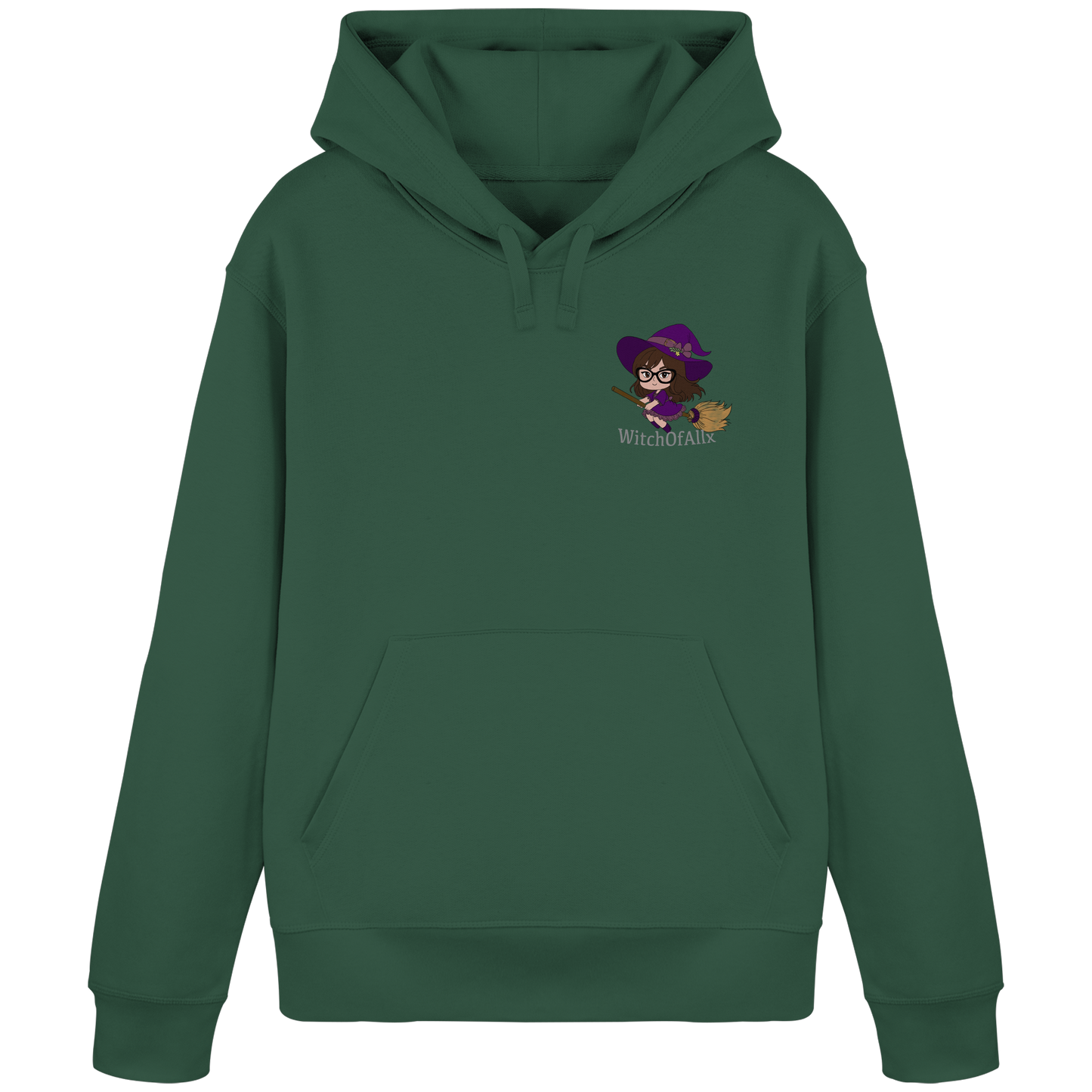 WitchOfAllx Besen - Organic Basic Hoodie