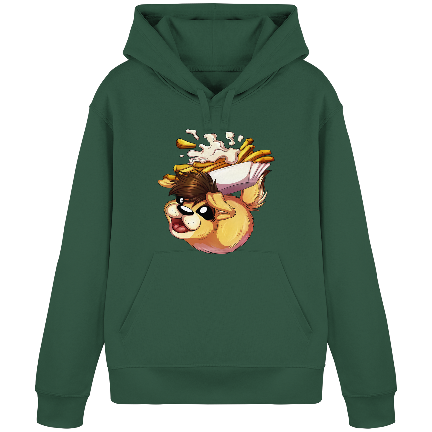 LupiArts Happy - Organic Basic Hoodie