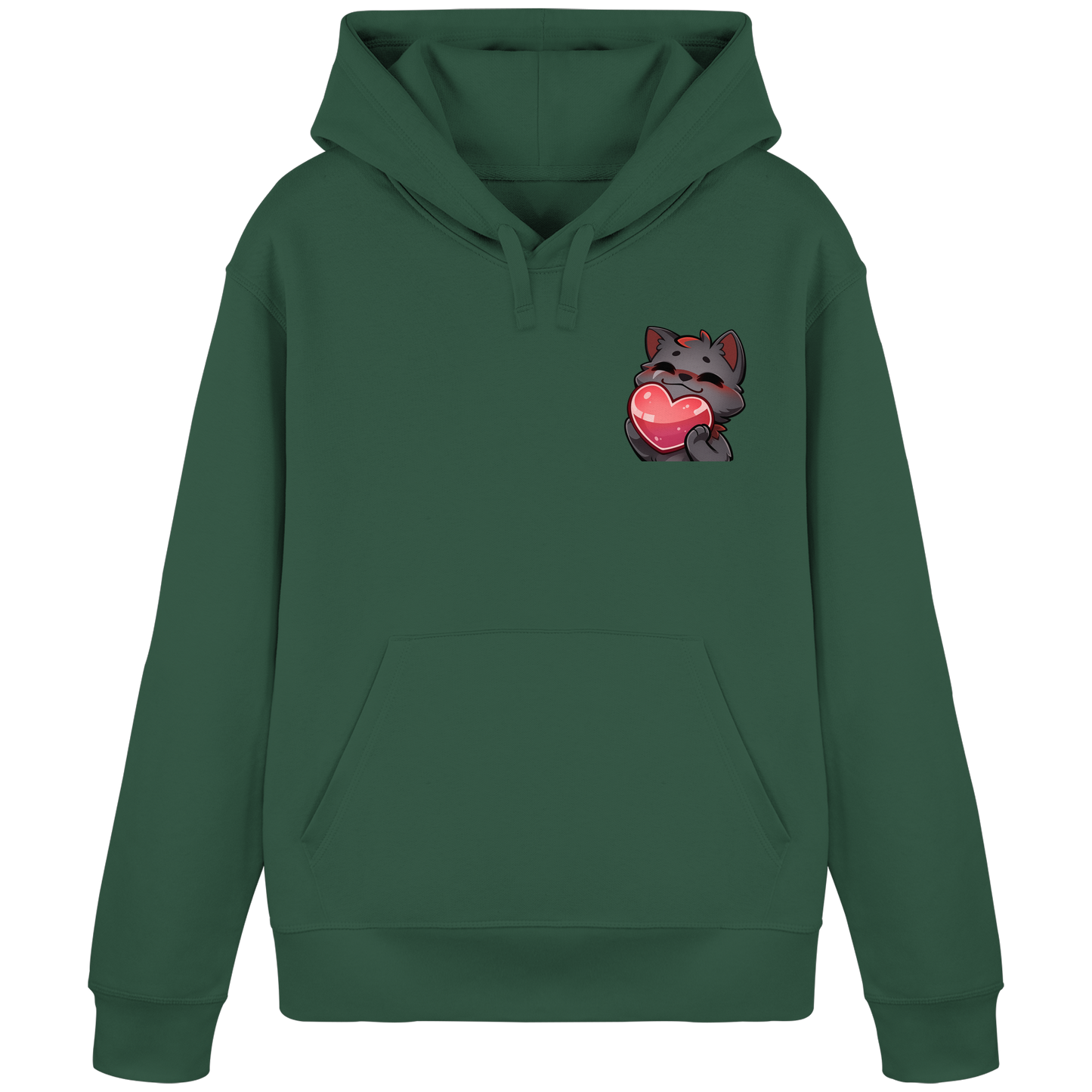 Blutwuff Heart - Organic Basic Hoodie
