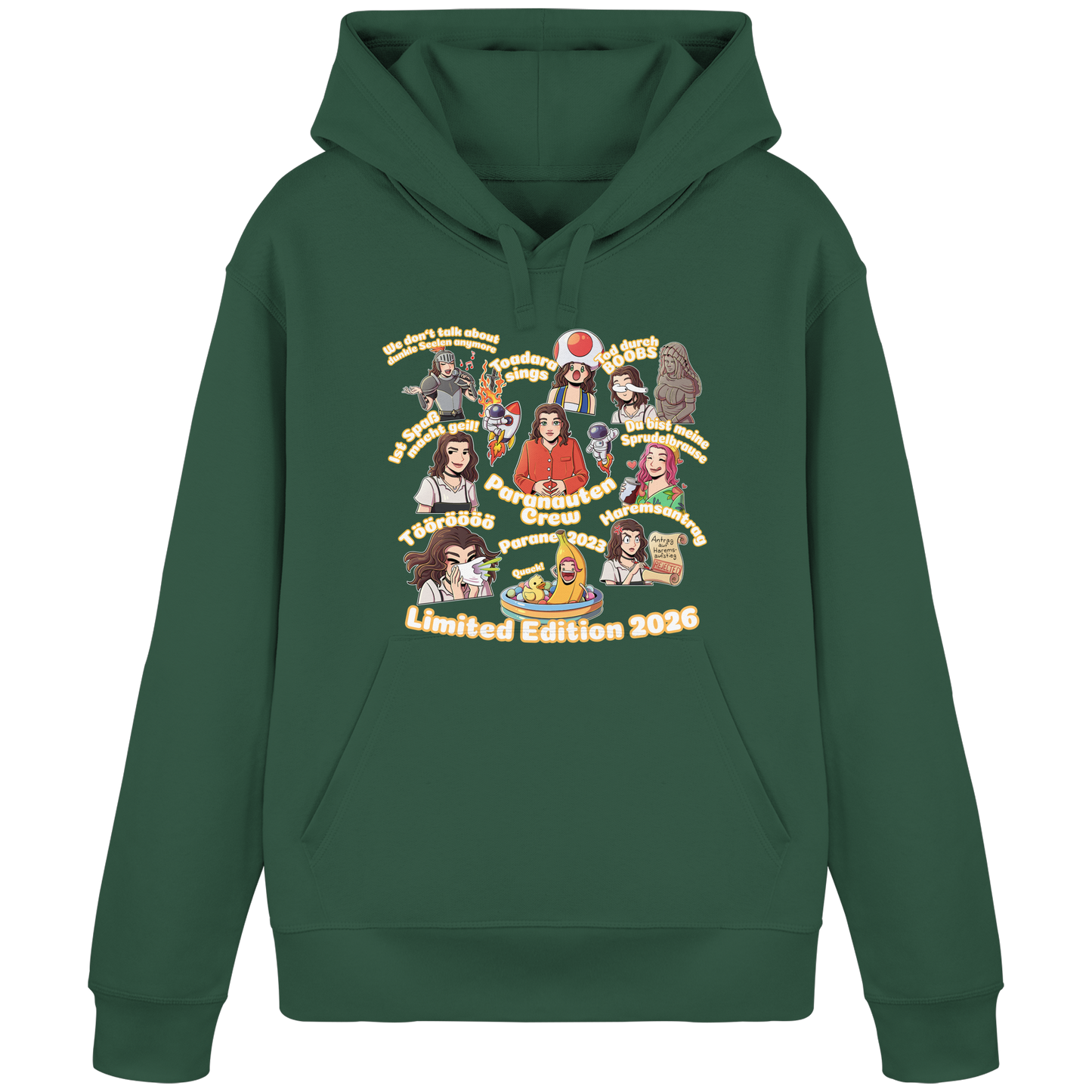 kairPARAvell MOMENTS - Organic Basic Hoodie (Frontprint)