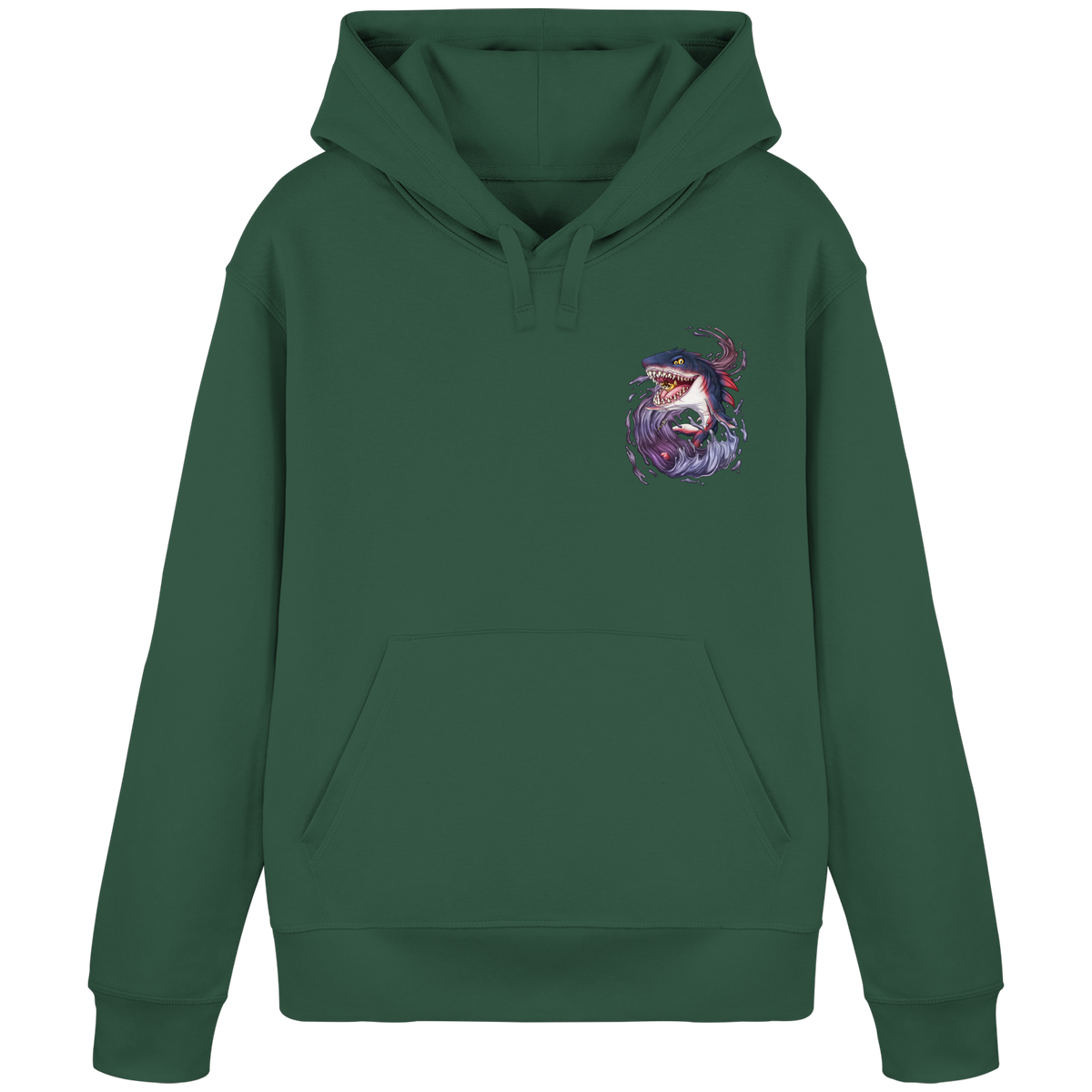 LupiArts Megalodon Redmaw - Organic Basic Hoodie
