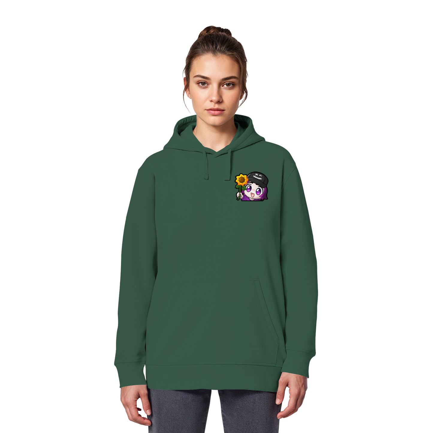 x3_kaspa Flower - Organic Basic Hoodie