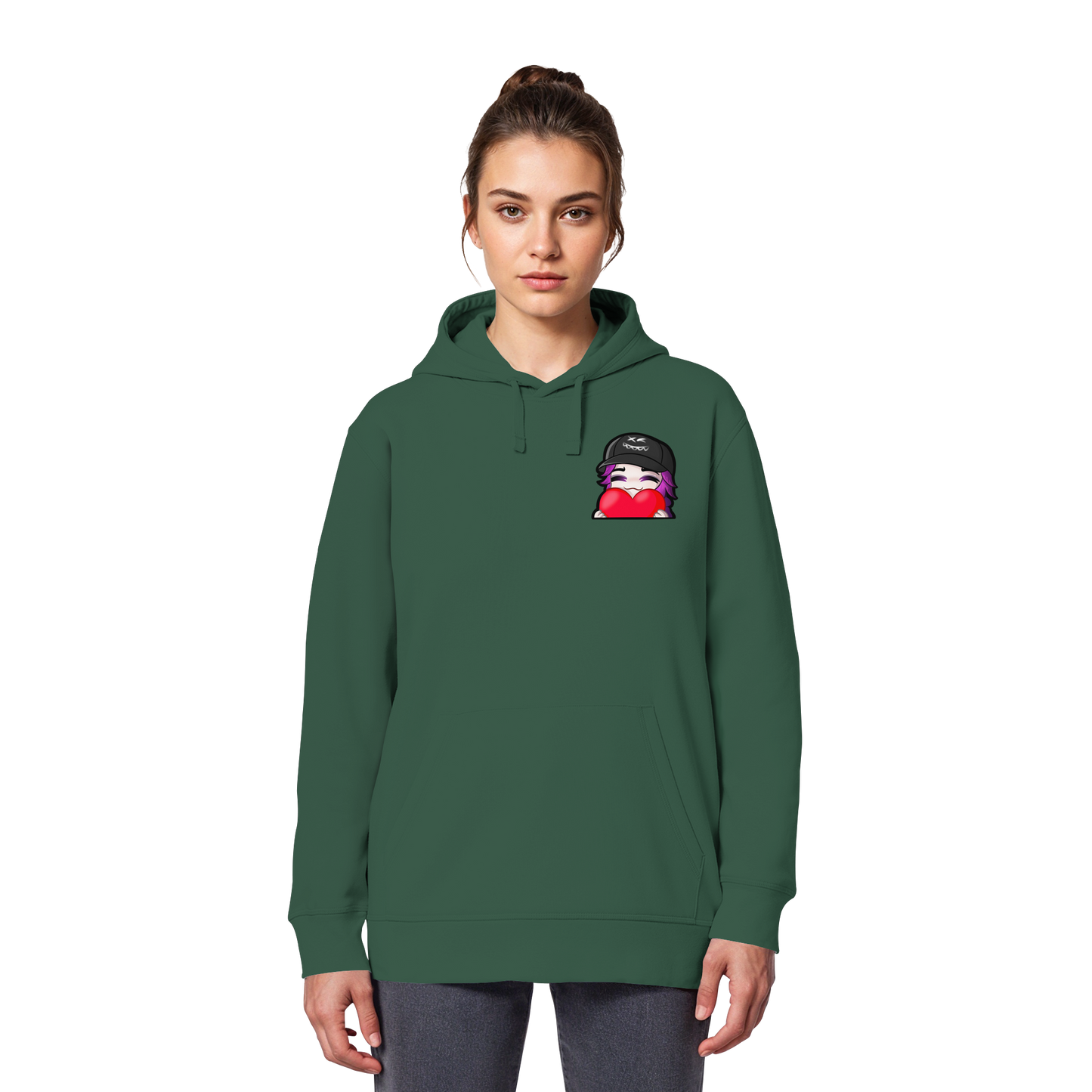 x3_kaspa Love - Organic Basic Hoodie