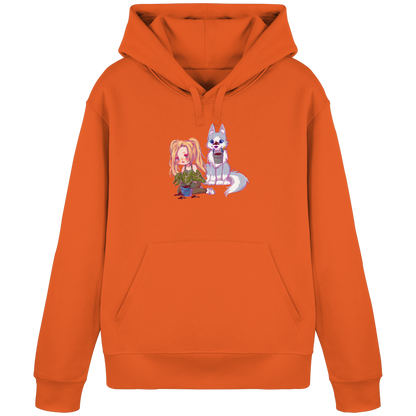 StaceyLucia Wolf Chibi - Organic Basic Hoodie