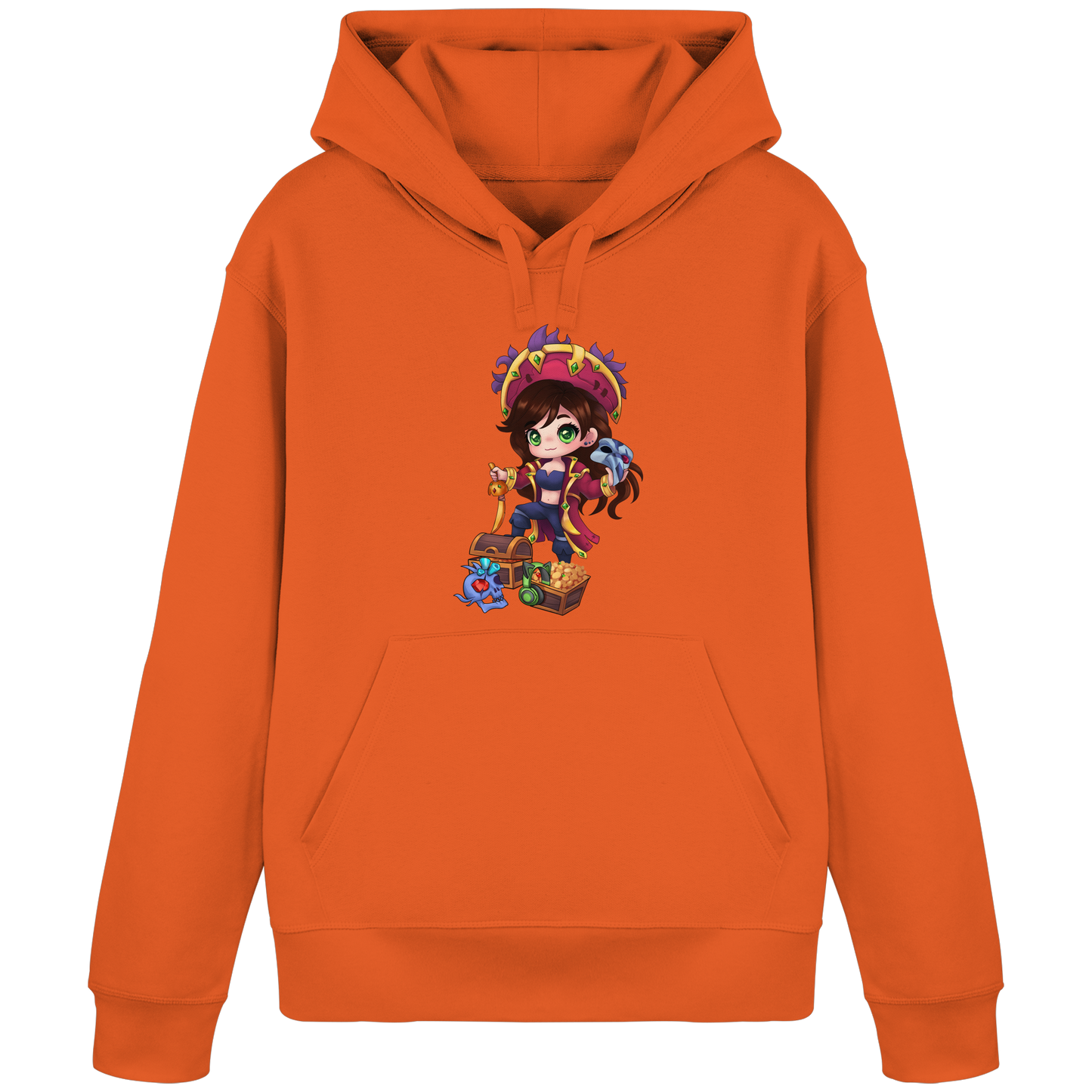 KykyNeko Pirat - Organic Basic Hoodie