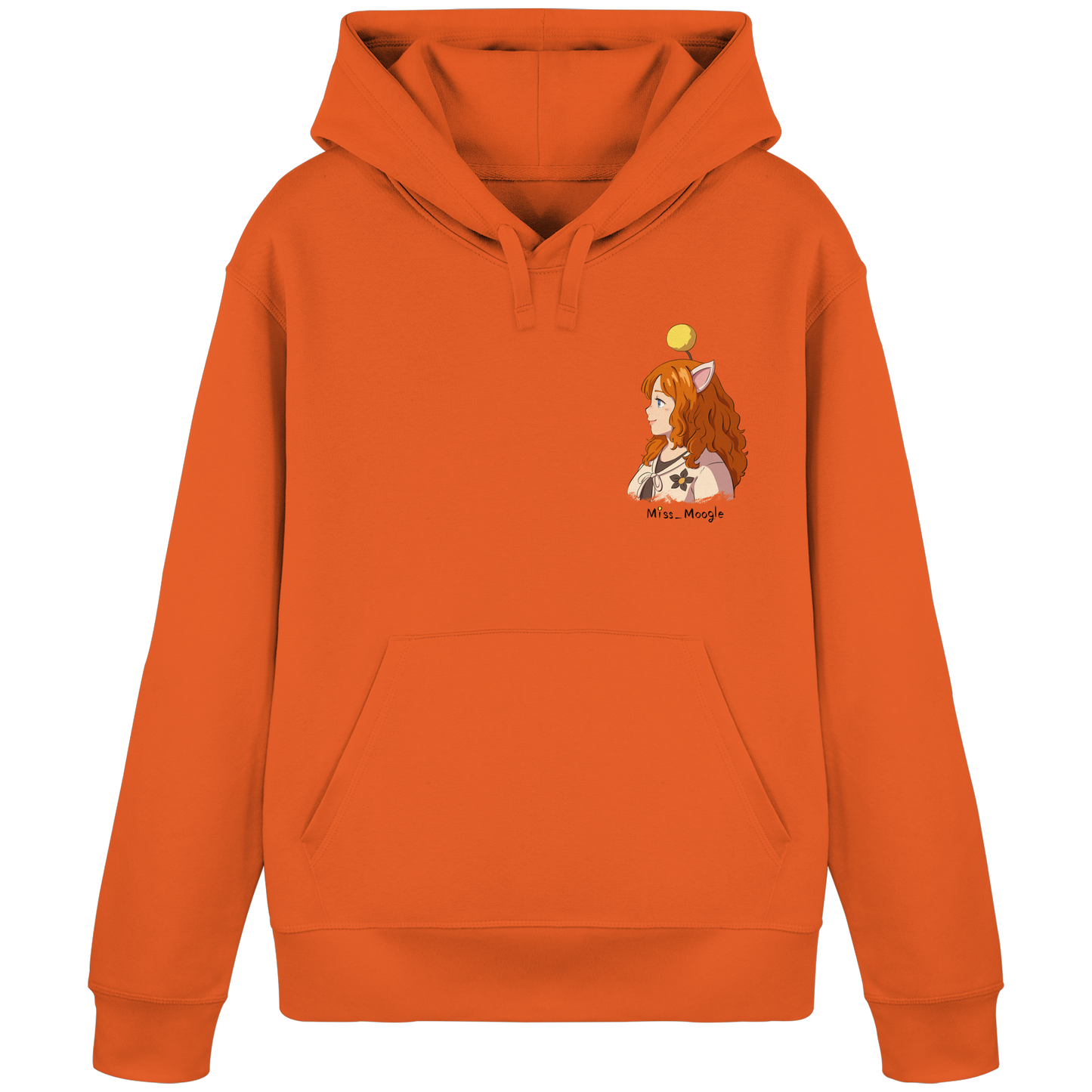 Miss_Moogle Logo colour - Organic Basic Hoodie