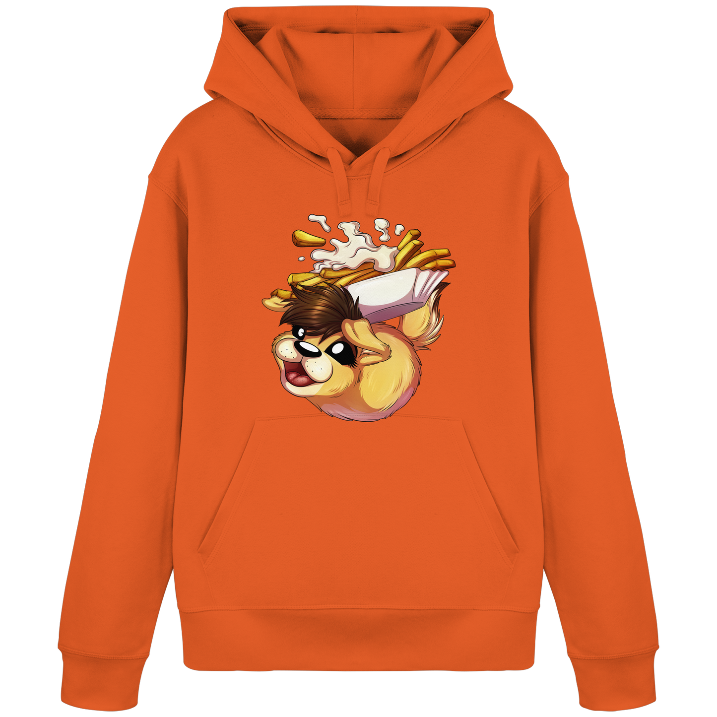 LupiArts Happy - Organic Basic Hoodie